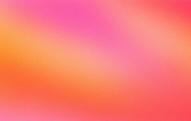 Color gradient background with abstract orange grain texture and vector pink noise blur, ideal for modern abstract designs and vibrant wallpaper.


