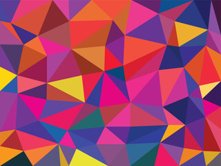 Fototapeta premium Bold Triangular Geometric Pattern Background