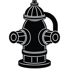 isolated firefighter water tank valve on white background