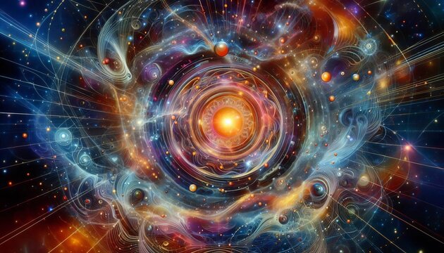 Superposed ephemeral fractal synergy cosmic horizon
