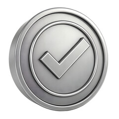 Check box icon, 3D render
