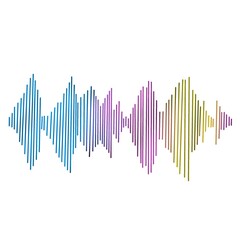 Colorful Soundwave Illustration