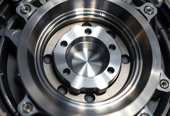 close up of a wheel on a motorcycle