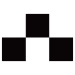 家紋です。三つ石と言います。