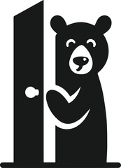Bear vector animal black silhouette