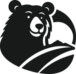 Bear vector animal black silhouette