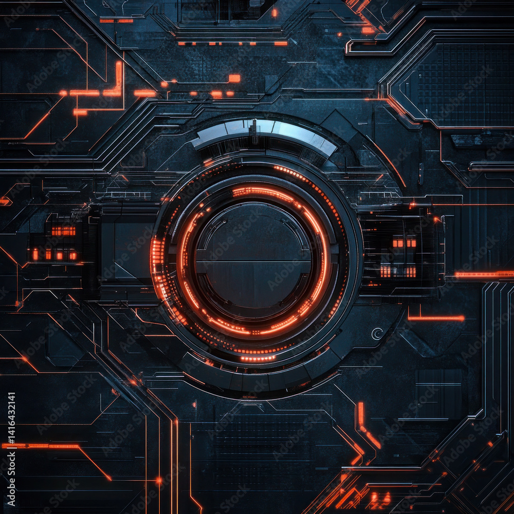 Canvas Prints abstract technology background