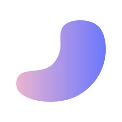 abstract gradient shape element design