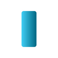 minimalist blue design element