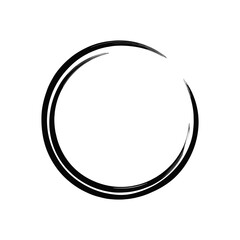 paint stroke circle element