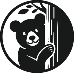 Bear vector animal black silhouette