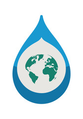 Obraz premium Ocean Conservation Awareness – Flat Vector Design for World Oceans Day Featuring Sea Life, Protect Ocean, No Plastic