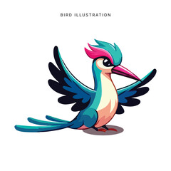 Obraz premium Colorful Birds Clip Art Collection bird illustration
