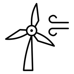 Obraz premium Windmill lineal