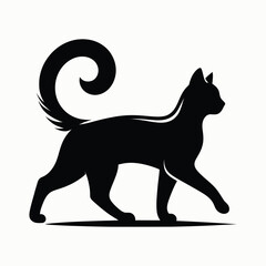 cat silhouette vector