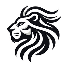Fototapeta premium Lion silhouette 