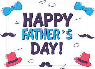 Happy Father's Day Greeting Card - Printable Dad Card Design, Custom Father's Day Gift Idea, Heartfelt Dad Appreciation Message