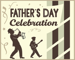 Father's Day Event Invitation Template, Custom Dad Celebration Design, RSVP Card, Date Time Location, Printable Party Flyer, Family Gathering