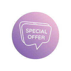 Offer Badge icon vector stock illustration