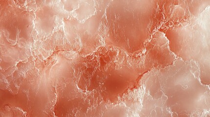Fototapeta premium Coral Pink Texture. Light Peach Surface of Stone. Macro Photography. Abstract Rock
