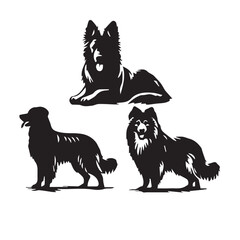 Dog Vector Silhouette Set

Black and White Dog Icon Collection

Minimal Dog Silhouette Illustration