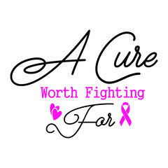 A Cure Worth Fighting For svg