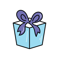 Gift Box icon vector stock illustration
