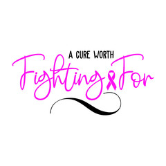 A Cure Worth Fighting For svg