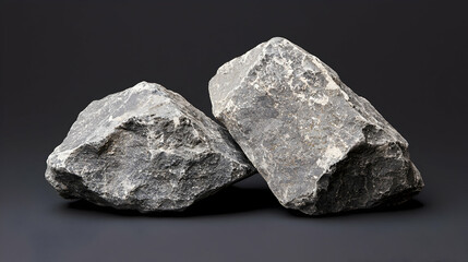 Obraz premium Gray rocks natural texture background minimalist geology photography