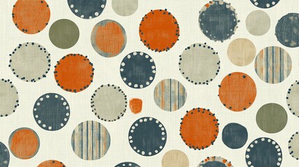 Colorful blurred circles abstract background texture seamless pattern