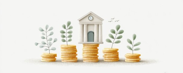 Investment growth strategies bank architecture and financial planning environment