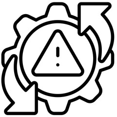 Crisis Management, Warning in process system update or error