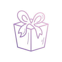 Gift Box icon vector stock illustration