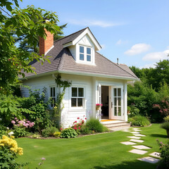 a eautiful house on hill