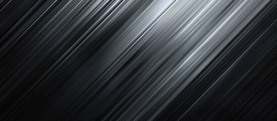 Fototapeta premium Abstract dark grey texture with shiny diagonal lines for modern designs