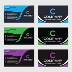 Corporate Modern Business Card Template.
