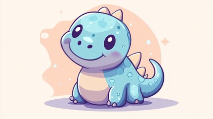 Cute dinosaur illustration (11)