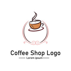 Coffee shop logo