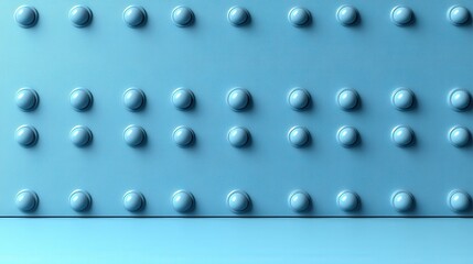 Abstract Blue Background with 3D Hemispherical Studs - Modern Minimalist Texture