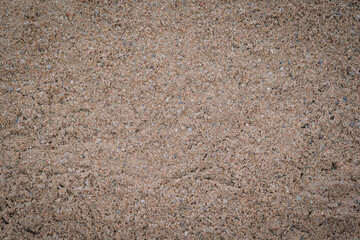 A clean, even layer of fine brown sand with natural speckles, creating a smooth, neutral texture ideal for backgrounds or nature-themed visuals..