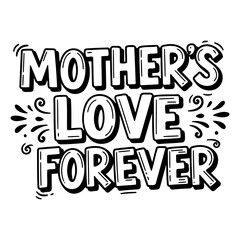 Bold, hand-drawn typography design perfect for Mother's Day marketing or gift-related themes.  Suitable for advertising, social media graphics, and print.