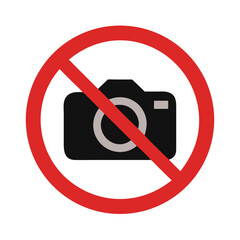 No Photography Permitted Icon Representing Restricted Photography and Privacy