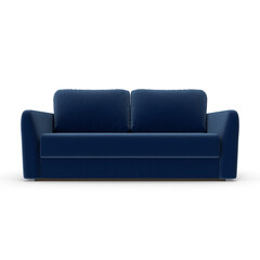 Navy blue 3d sofa