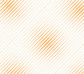Abstract halftone vector design features a seamless dotted pattern with geometric circle shapes