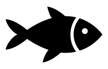 Obraz premium Fish Flat Icon vector 