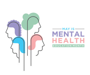 Mental Health Awareness Month is observed every May in the United States. It's a time dedicated to raising awareness about mental health.