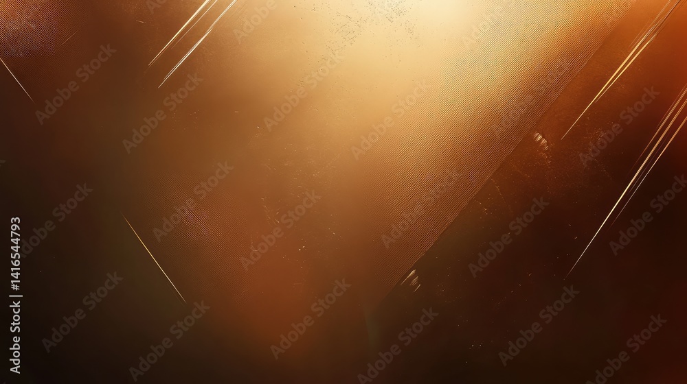 Poster rich copper textured background with diagonal brushed pattern under soft light and elegant space for