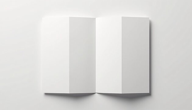 Folded map mockup with soft corners, minimal shadow