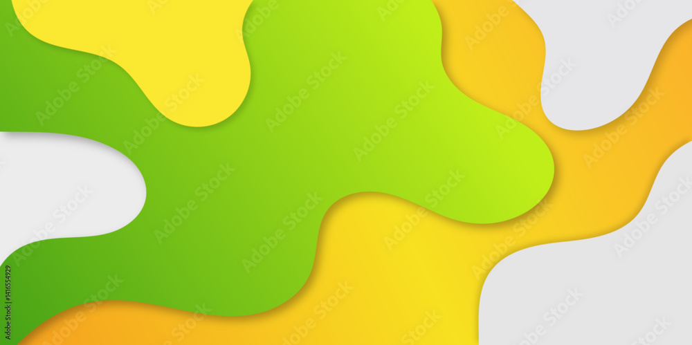Poster vector abstract background with soft gradient color and dynamic shadow on background .vector backgro
