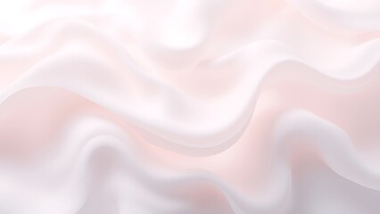 Obraz premium 優美に波打つ淡いシルク生地270